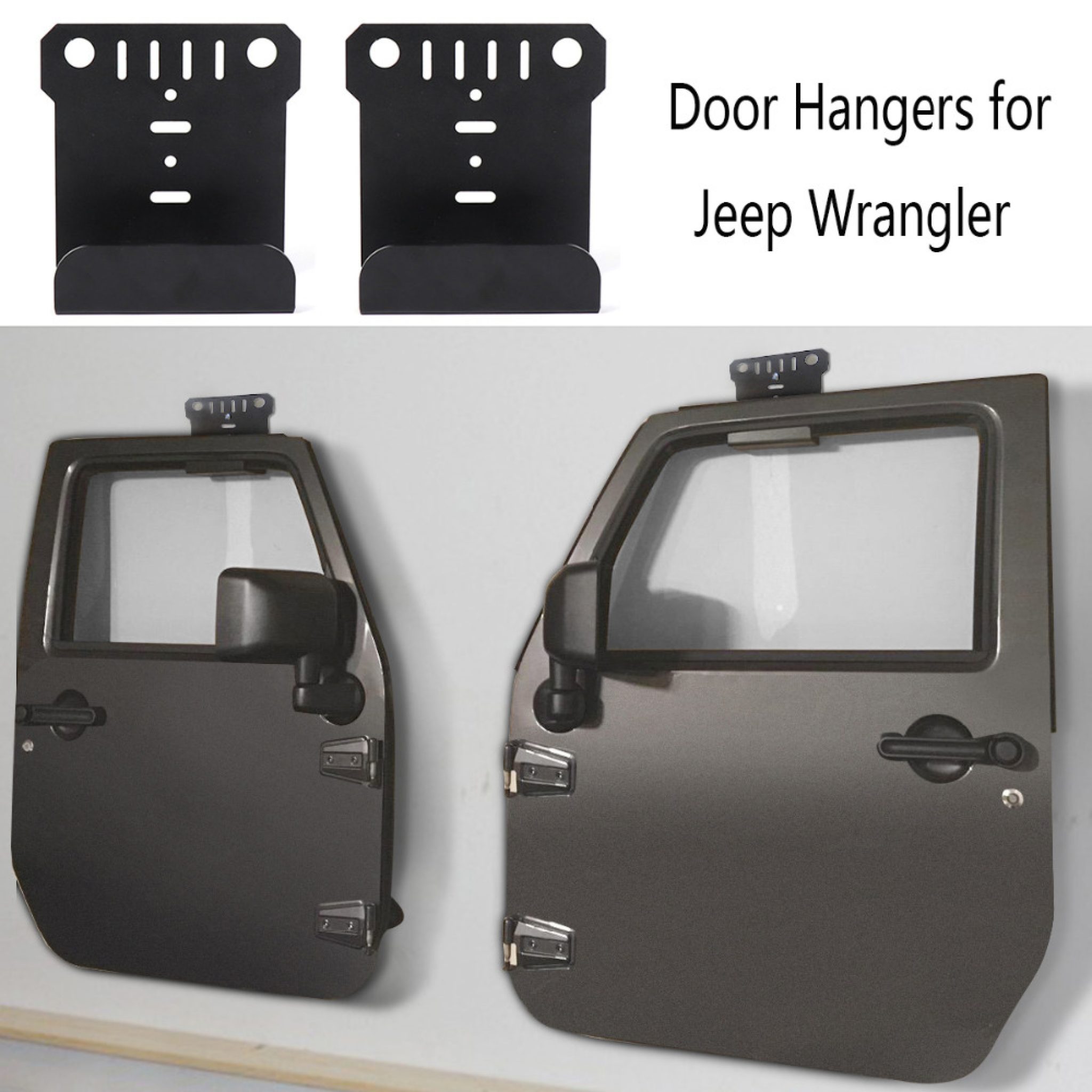 2 Hanger For Jeep CJ YJ TJ LJ JK JKU And The All New JL Wrangler Door